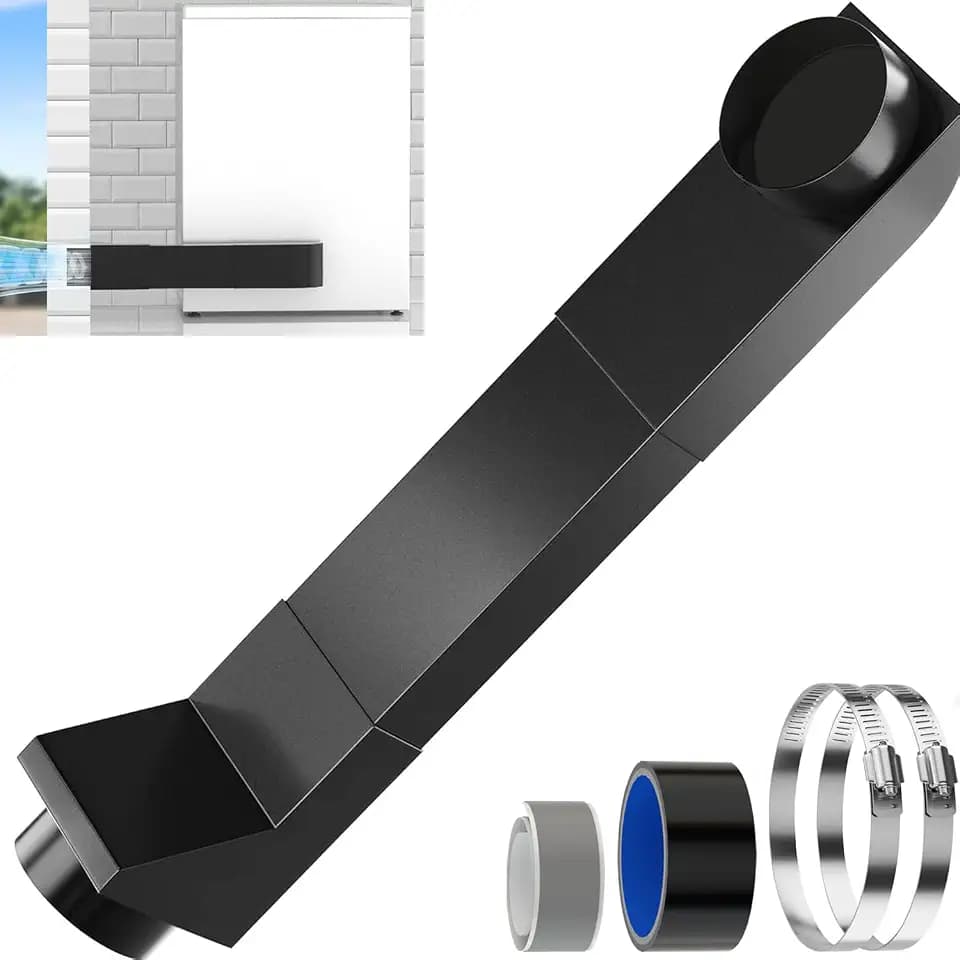 Periscope Dryer Vent, 17.7-29.5" Telescoping Dryer Vent Connector Kit