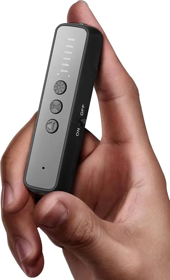 Calpol AI- Hidden Camera Detectors, Anti-Spy Device, with LED (Black)