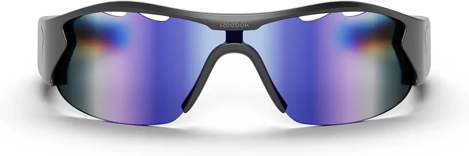 Reebok Octane Smart-Audio-Sonnenbrille, verspiegelt, polarisierte Gläser, HiFi-Bluetooth-Sportbrille, Violet Mirror