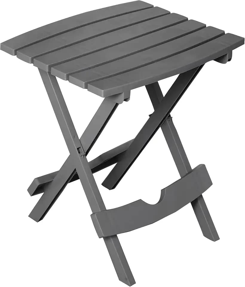 Adams Quik-Fold® Side Table - Charcoal