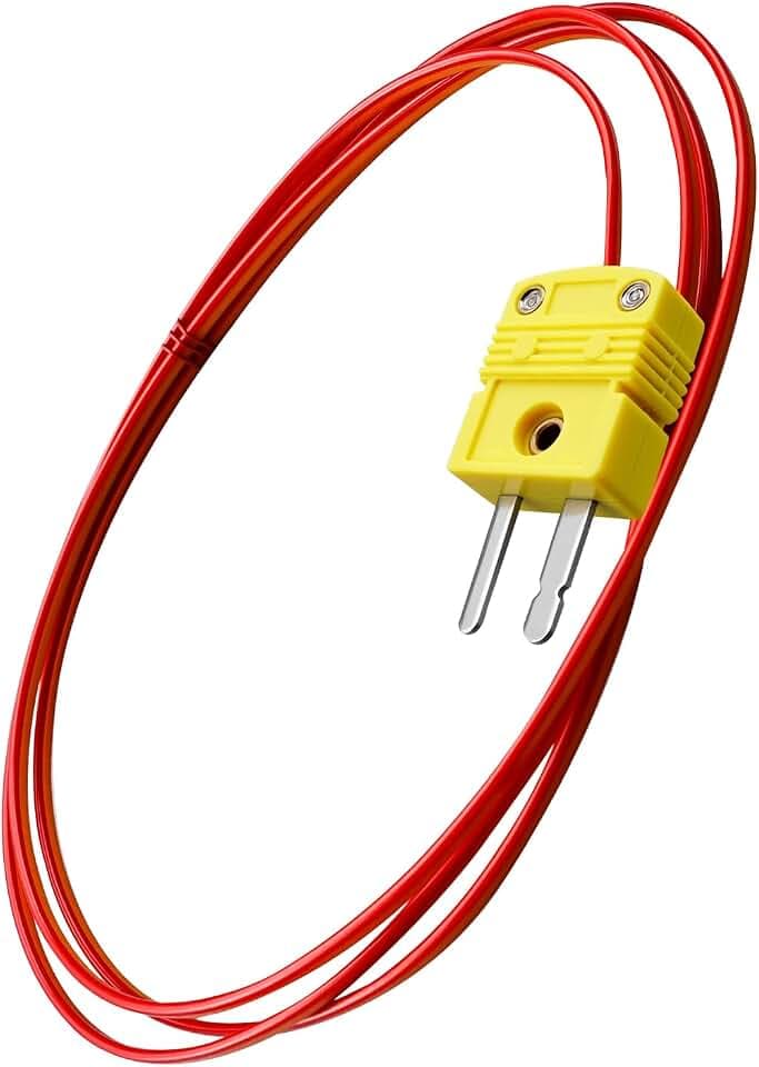 K-Type Temperature Probe Fit for Fluke Multimeter 80PK-1-40°C to 260°C