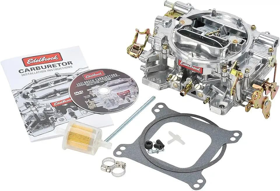 Edelbrock 1407 Performer 750 CFM Square Bore 4-Barrel Air Valve Secondary Manual Choke New Carburetor