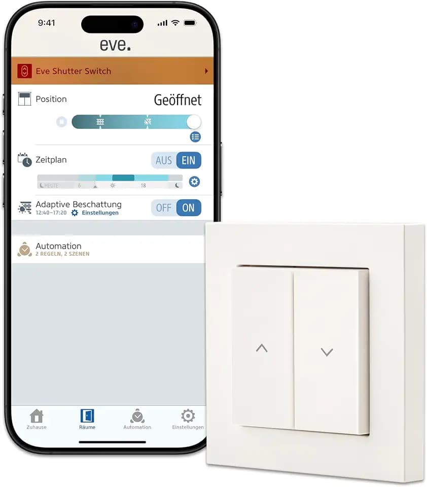 Eve Shutter Switch (Matter) - Smarte Rollladensteuerung