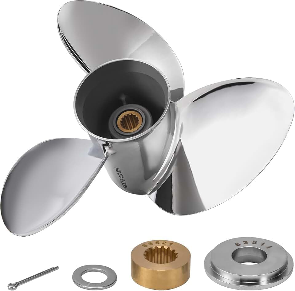 16 X 18 1/2 Stainless Boat Propeller Fit Suzuki 150-300HP RH