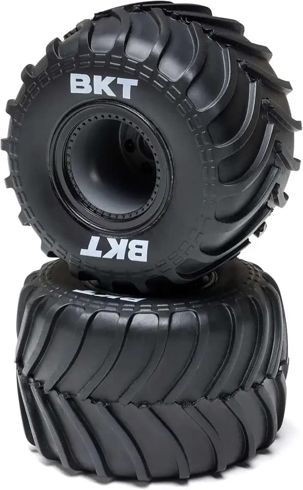 Losi MT TiresBlack Beadlock Premount2 Mini LMT LOS-2060