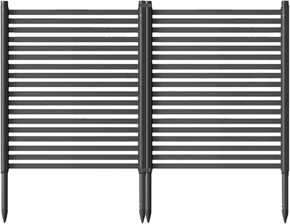 GarveeLife 2er Set Rankgitter Gartenzaun 120x180cm Metall Spalier Rankhilfe, Pflanzengitter Für Blumenbeete Balkon Pool, Balkonsichtschutz