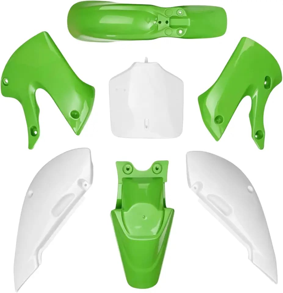 Plastics Kit with Fenders for Kawasaki KLX110 2002-2009 Dirt Pit Bike
