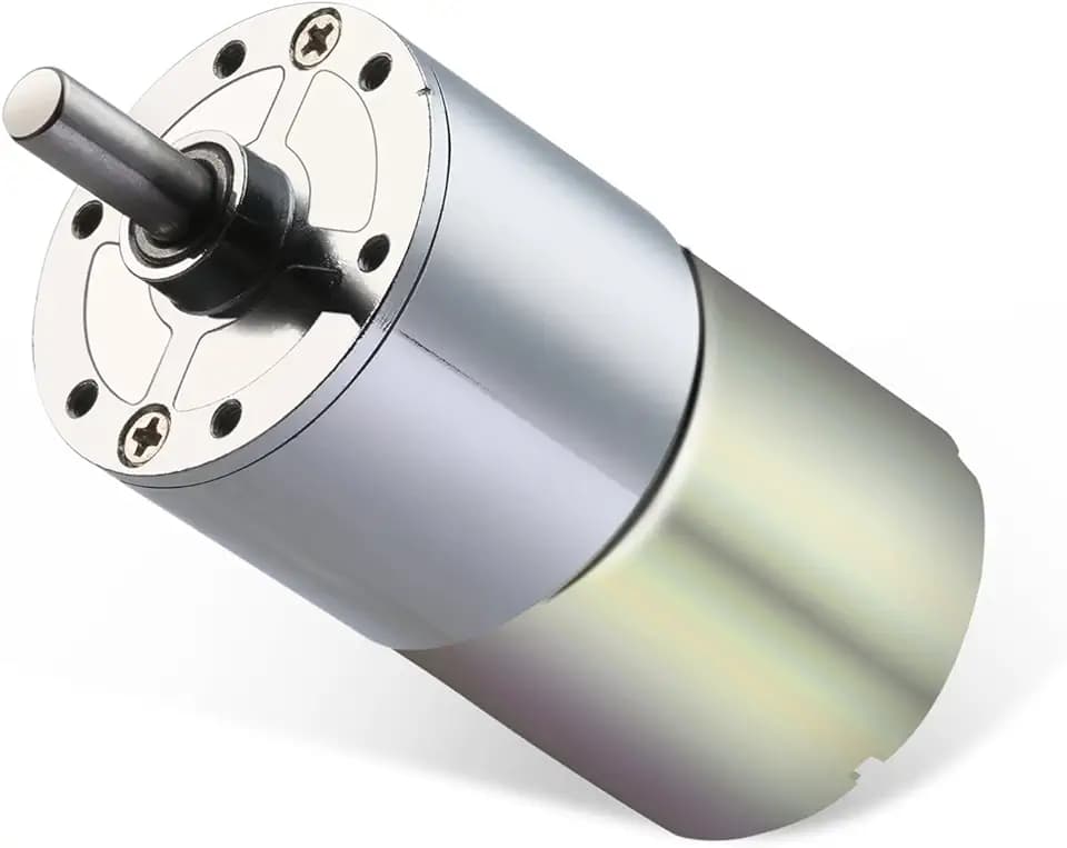 DC 24V 1000RPM Gear Motor High Torque Electric Micro Speed Reduction Geared Motor Centric Output Shaft 37mm Diameter Gearbox