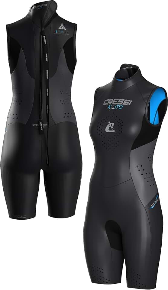 CRESSI Kaito 2mm-Kurzer Damen Neoprenanzug zum Freiwasser Schwimmbad XL/5