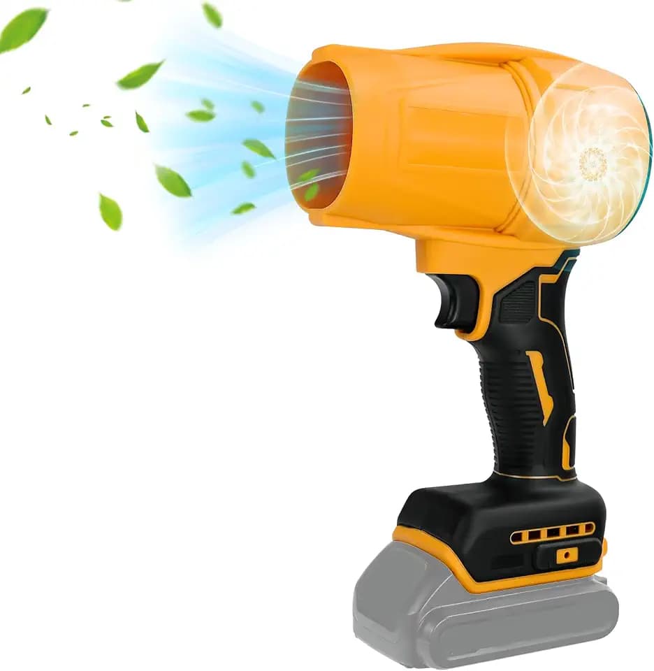Cordless Leaf Blower for Dewalt 20v Battery, Brushless Dust Blower,30000 RPM Mini Dry Blowers Fan, Handheld Electric Dust Blowers for Home Cleaning, Car, Outdoor(Tool Only)