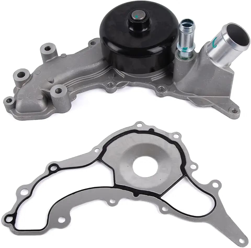 Water Pump for Jeep Wrangler 2012 2013 2014 2015 2016 2017 2018 Wrangler JK 2018 3.6L V6 Replaces 252-982 19339920 68079412AE 68079412AB 68079412AC 68079412AD 68079412AE RL079412AB AW6699 CR4500