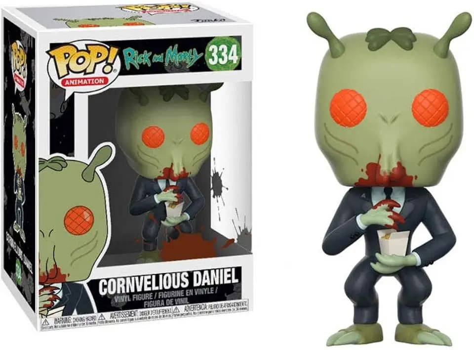 Funko 28449 Figur: Rick und Morty: Cornvelious Daniel mit Mulan Sauce