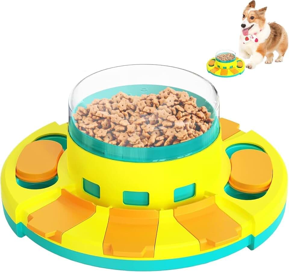Hundespielzeug Intelligenz,Intelligenzspielzeug für Hunde,Puzzle-Spielzeug,langlebig,interaktives Hundespielzeug für langsames Fresse,intelligenzspielzeug,Leckerli Spender