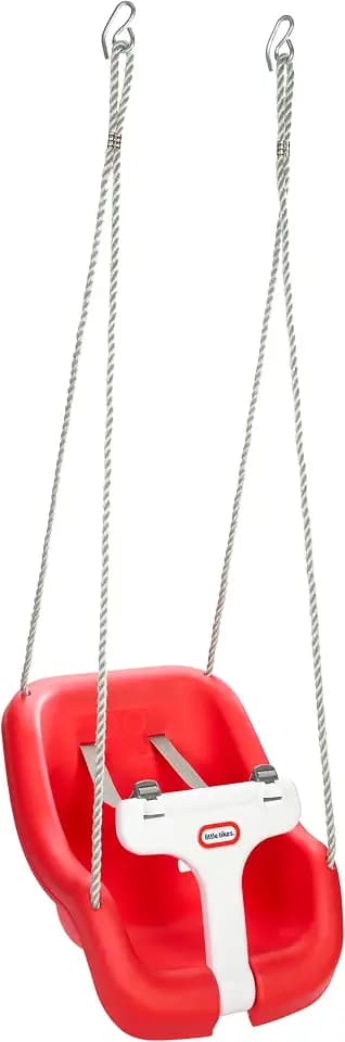 2-in-1 Snug 'n Secure Swing - Red with White Bar, Ages 9 Months to 4 Years