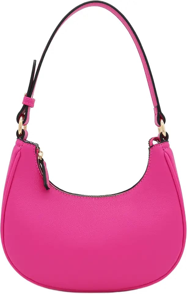FashionPuzzle Small Crescent Shoulder Bag Underarm Purse