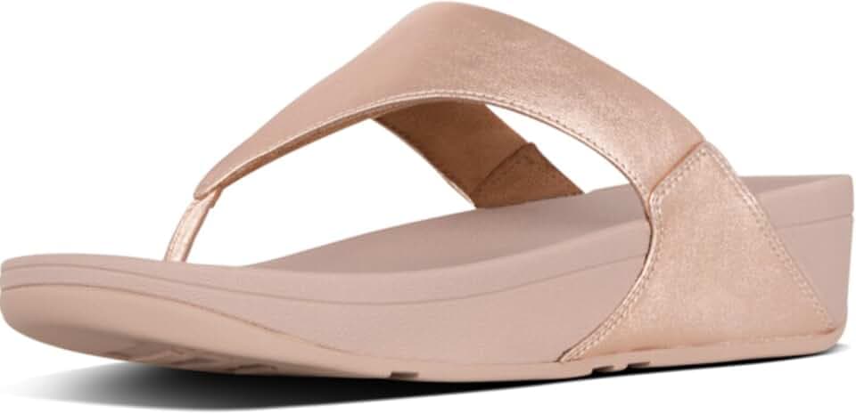 Fitflop Damen Lulu Toe Post-Leather Zehenstütze Sandalen