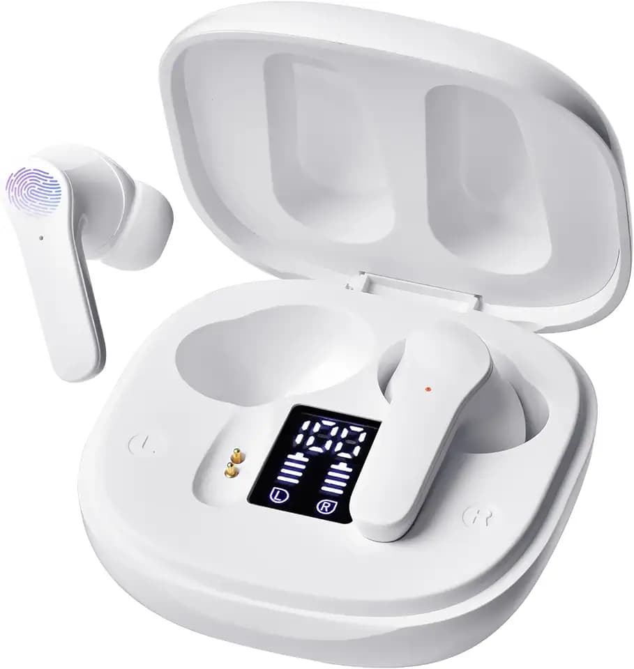 Translation Earbuds, Two-Way Language Translator earbuds with APP, Real-time Translator Earbuds 74 Languages & 70 Accents Online for Fit for iOS & Android for Travel, Business, Study. (White)