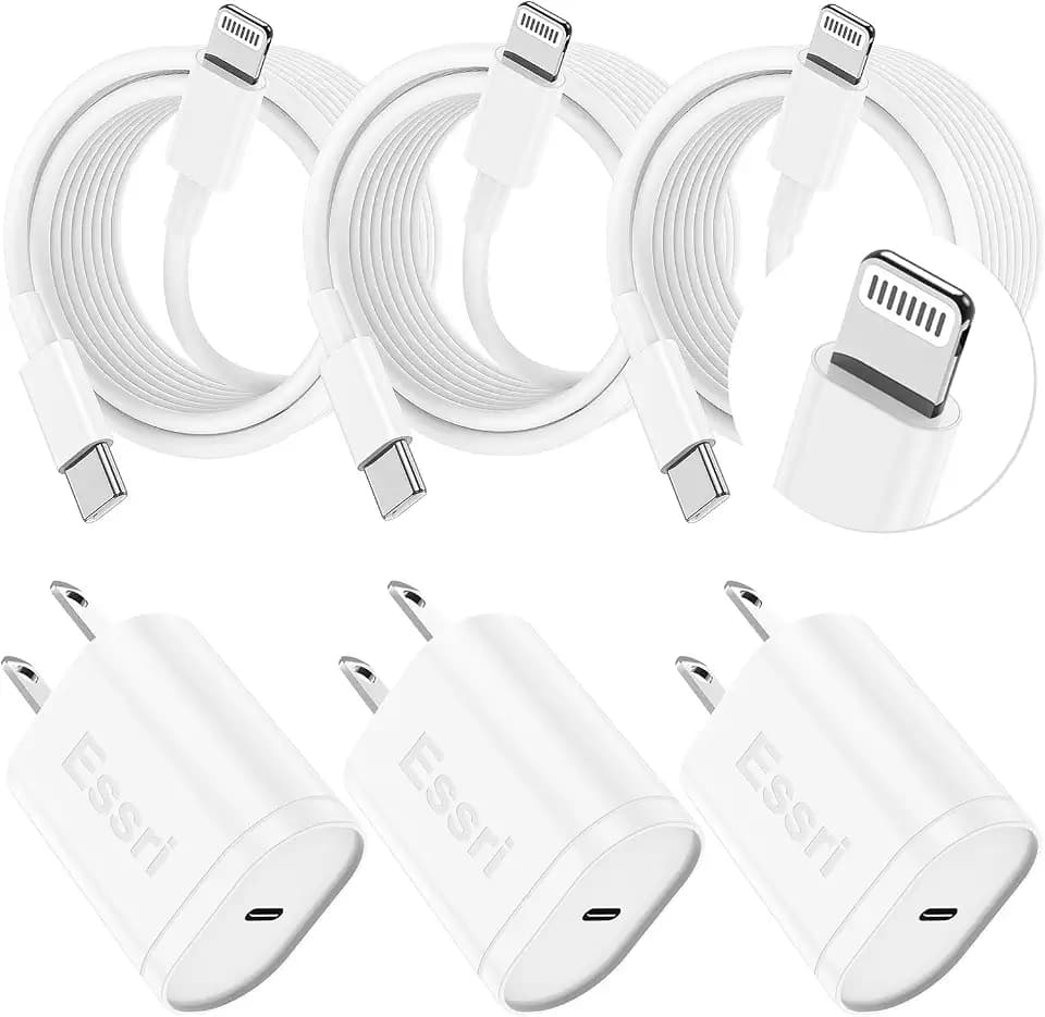 Essri Phone Charger Fast Charging 10 FT for iPhone 14 13 Charger 3-Pack