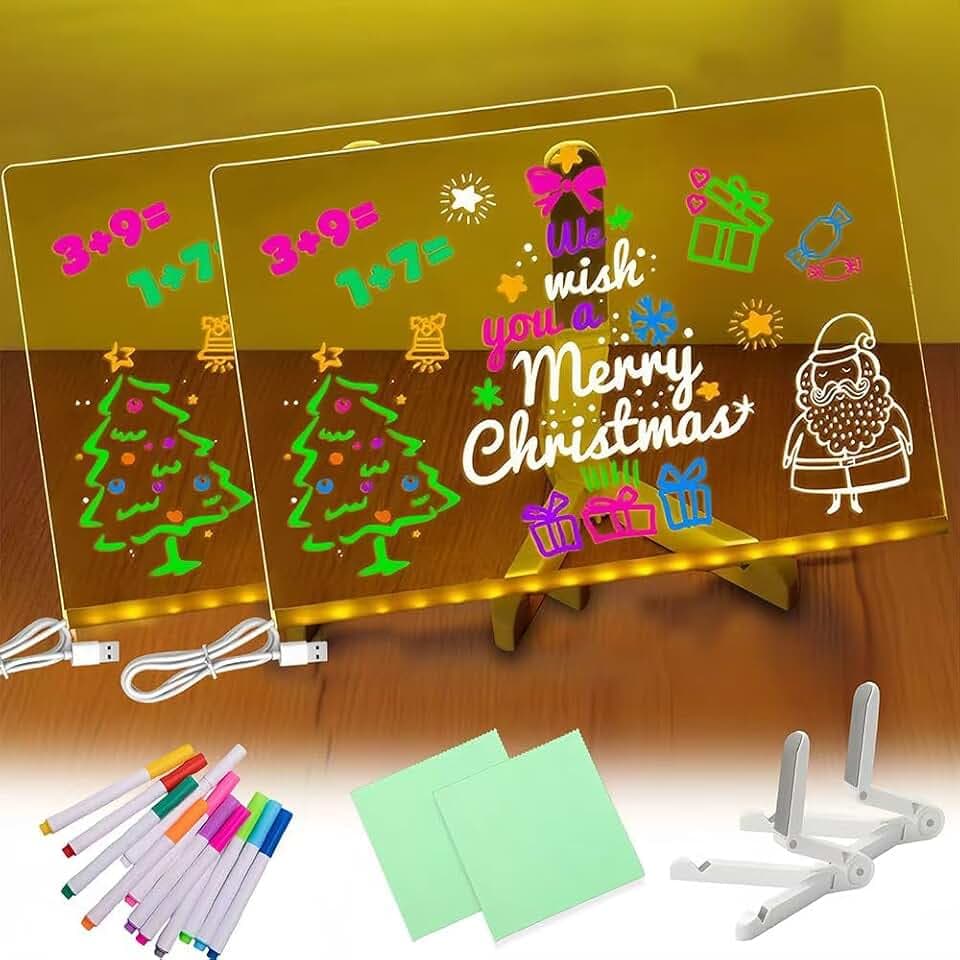LED Notiztafel mit Farben,Leuchtendes Led Zeichenbrett
