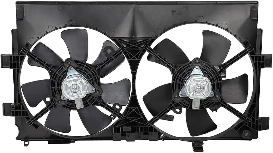 SCITOO 622450 Dual Radiator Condenser Fan Fit for Mitsubishi Model