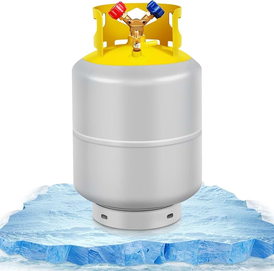 Recovery Tank Refrigerant Recovery Cylinder Tank 30 LB Without Float Switch