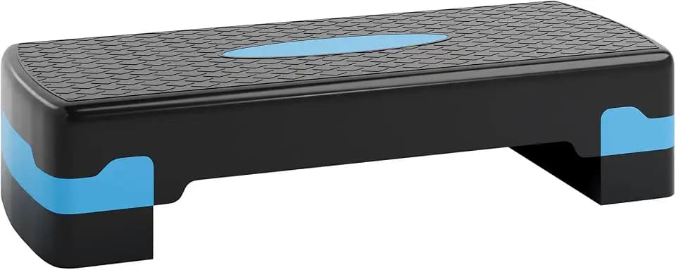 Ultrasport Aerobic Steppbrett I Step Up Board Rutschfest, 2 & 3-fach Höhenverstellbar I Fitness Stepper für Zuhause, Stepboard, Stepbench Brett 68 x 28 cm