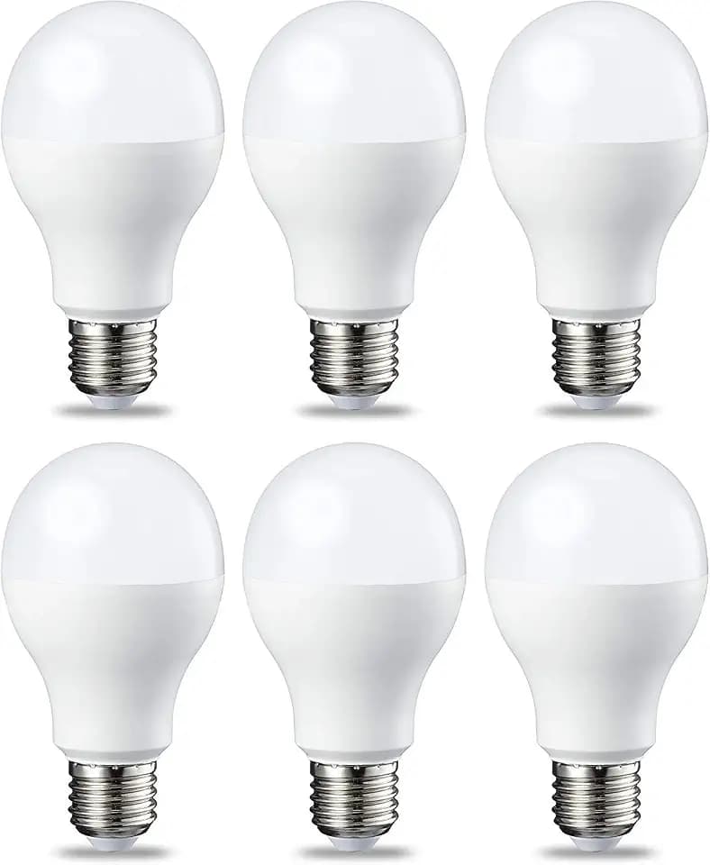 Amazon Basics LED-Leuchtmittel, Edison-Schraubgewinde E27, 13 W (entspricht 100-W-Glühbirne), Kaltweiß, nicht dimmbar, 6 Stück (1er Pack)