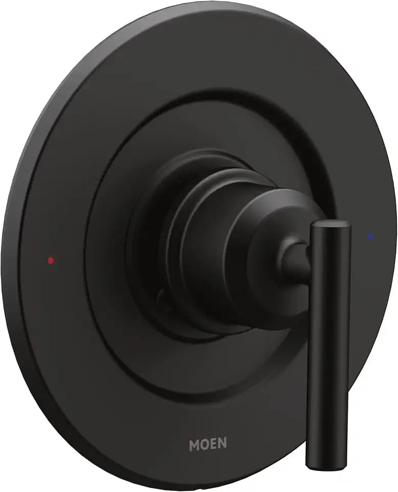 Moen T2901BL Gibson Matte Black Posi-Temp Valve Trim, Valve Required