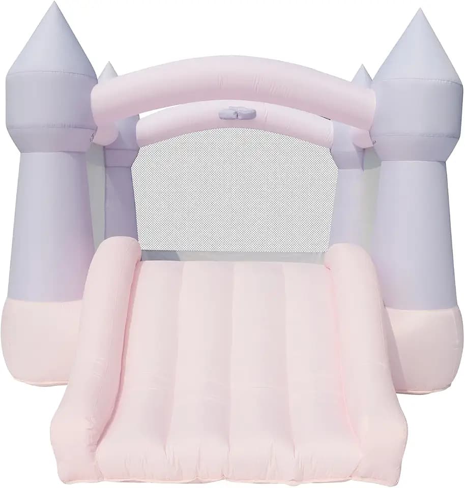 Bounceland Bouncy Castle Daydreamer Cotton Candy Bounce House, Pastel Bouncer with Slide, 12 ft L x 9 ft W x 7 ft H, UL Blower Included, Trendy Bouncer for Kids, Indoor and Outdoor Use