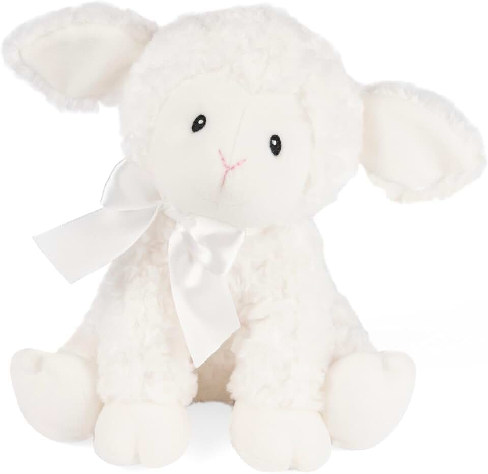 GUND Baby Lena Lamb Keywind Musical Sensory Toy for Babies 10 Months+