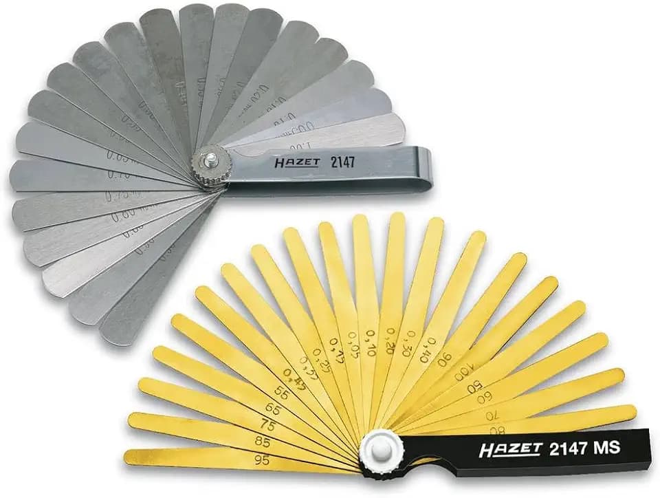 Hazet 2147 Fühlerlehre 20tlg.,  0,05 - 1,00 mm