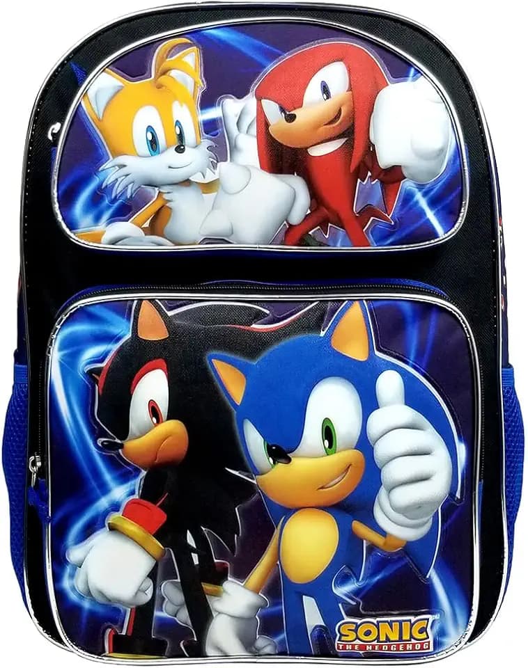 Sonic The Hedgehog Power-Packed Large Backpack #SH57787