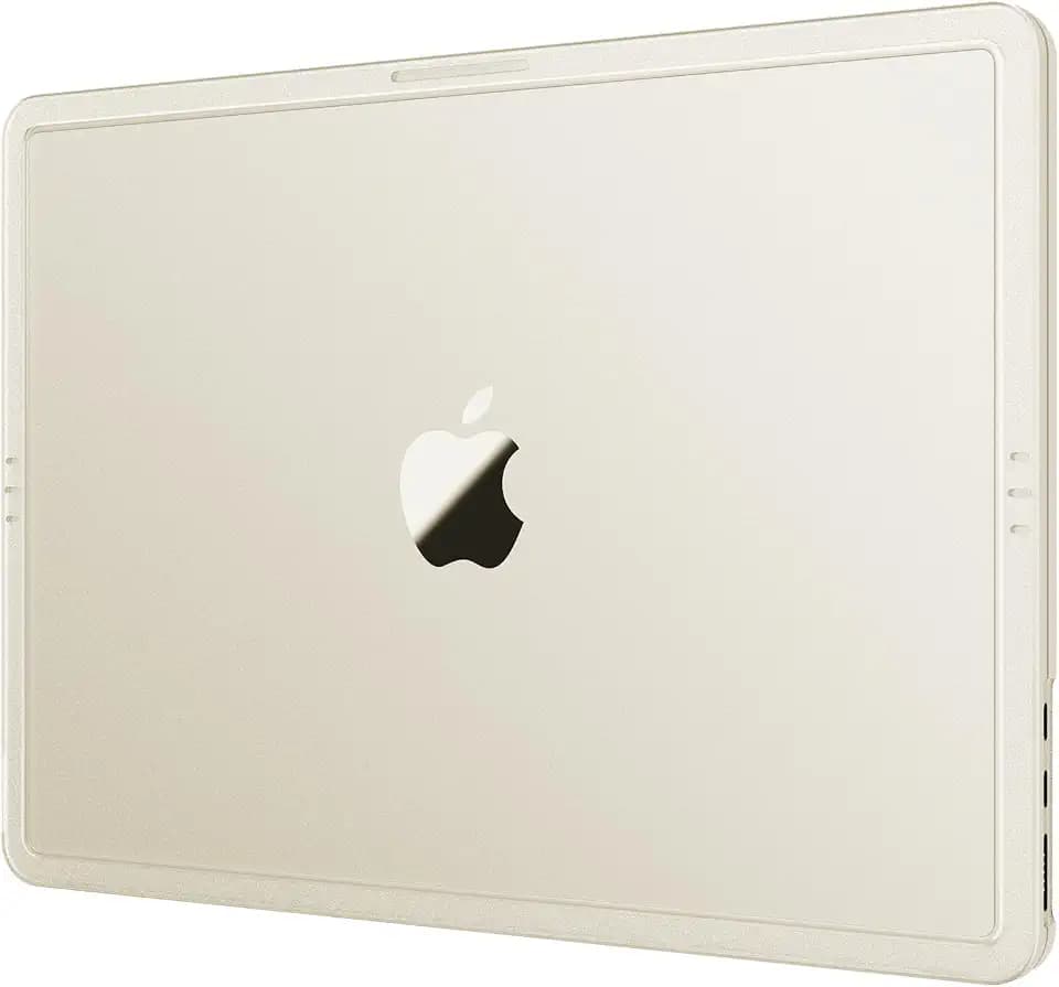 Soonjet for MacBook Air 13.6 Inch Case, M5-M2, 2026–2022, Starlight Clear