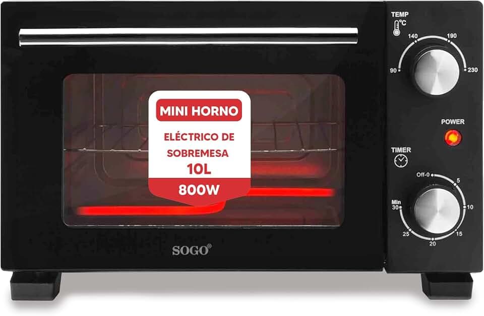 SOGO SS-10530 Mini Toaster Backofen -10 l - 1000 W