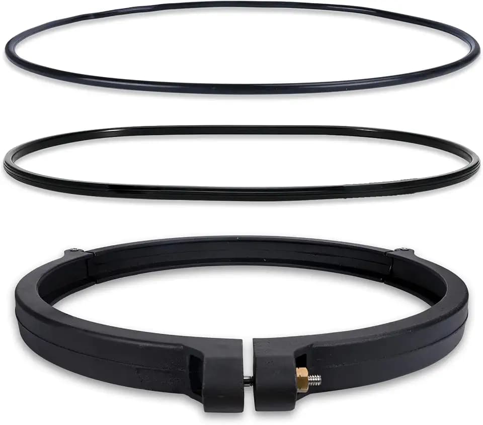 DEX2421JKIT Tension Control Clamp, Cartridge Filter Clamp and Seal Kit, Compatible with Hayward Swim-Clear and with Hayward Pro-Grid Swimming Pool and Spa Cartridge Filter Replace for DEX2420J1KIT