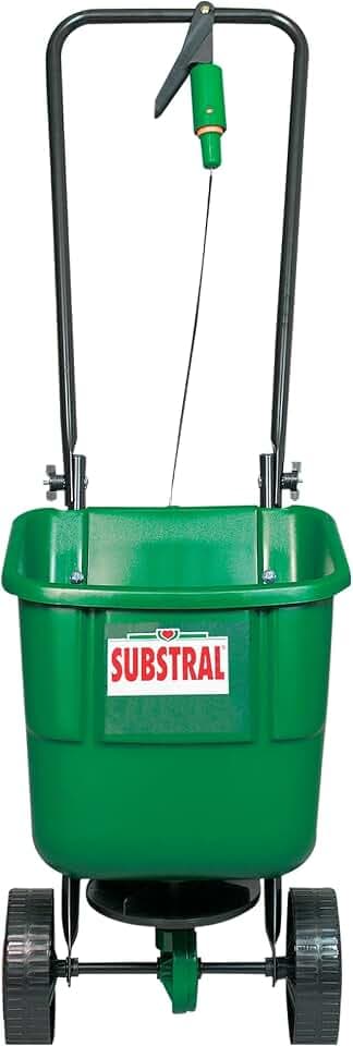 Substral EasyGreen Schleuderstreuer 12L Streuwagen mit 2 m Streubreite