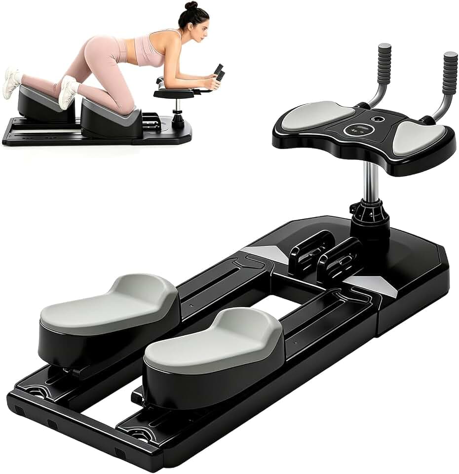 6-in-1 Wirbelsäulentrainer, Krabbeltrainingsgerät mit LED-Zähler