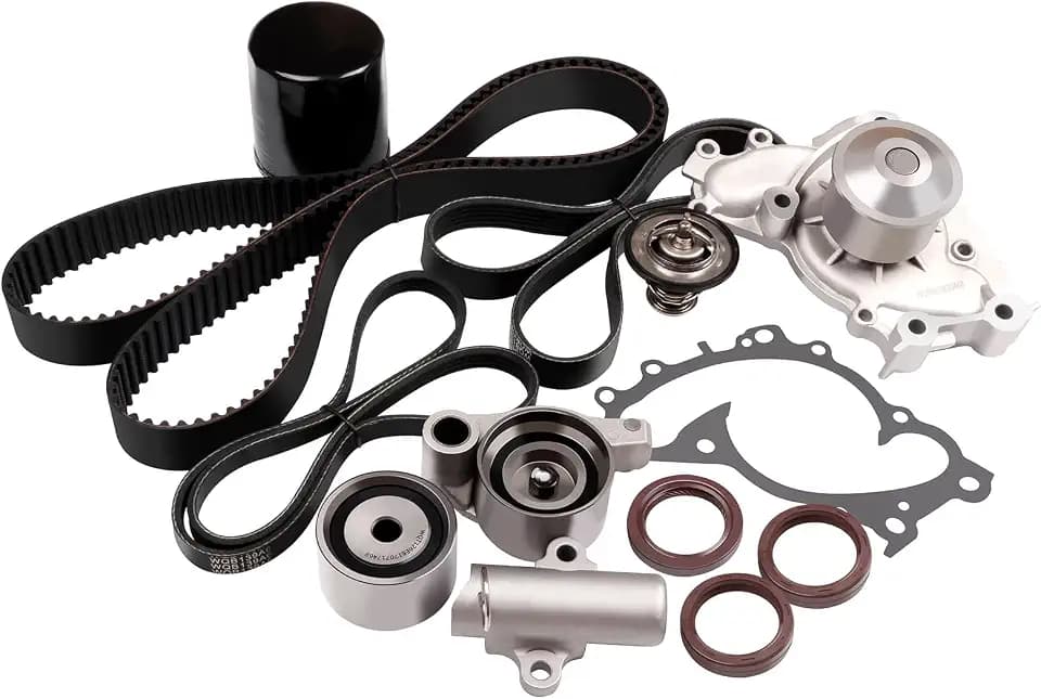 ECCPP Engine Timing Belt Kit with Water Pump Compatible with Lexus/Toyota