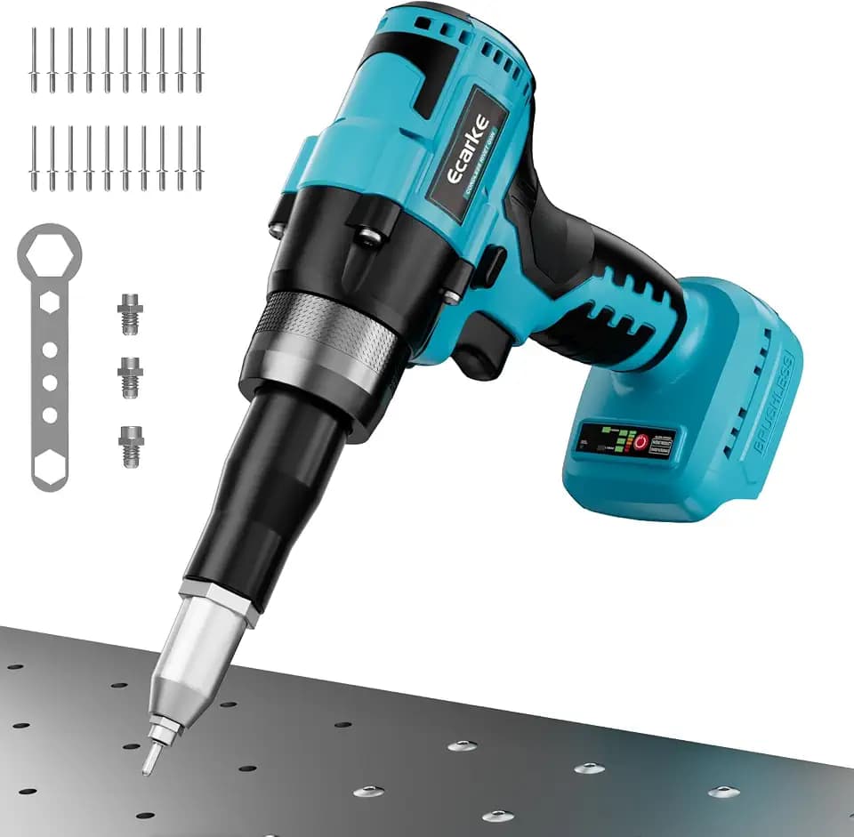 Ecarke Akku-Nietzange 3,2/4,0/4,8 mm, kompatibel mit Makita 18V Akkus