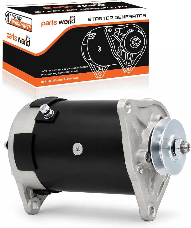 Parts World USA 12V Starter Generator for Club CAR DS FE290 FE350 1984-1996 1018294-01 Gator TX Turf 15435 3102201HI1 420-46000 MO63686 TMC000A0011 AM137931 TMC001B0011