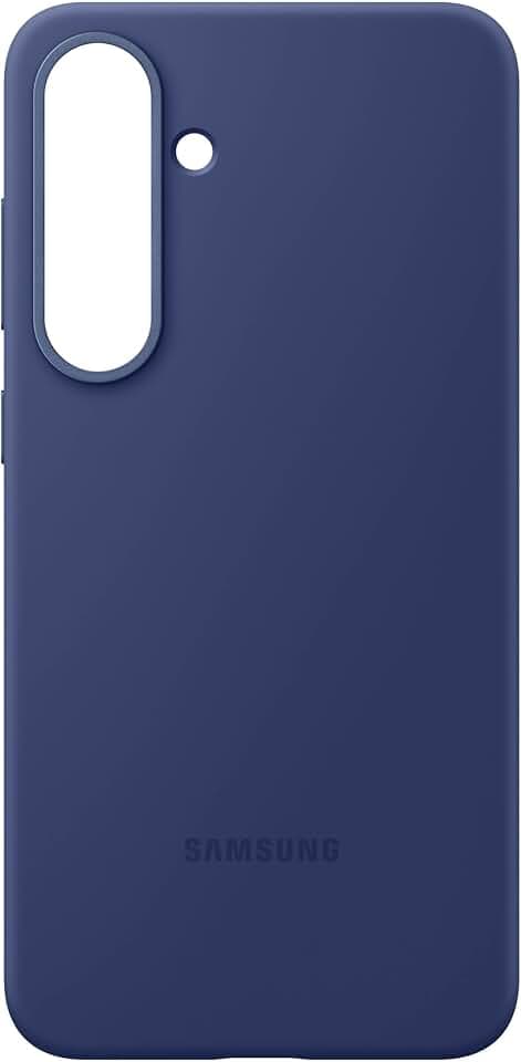 Samsung Galaxy S25+ Silicone Phone Case, Protective Cover, Color Variety, Smooth Grip, Durable Design, Snug Fit, US Version, EF-PS936CNEGUS, Blue