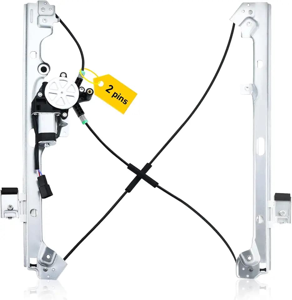 Power Window Regulator w/Motor for Silverado Sierra 1500, Front Passenger