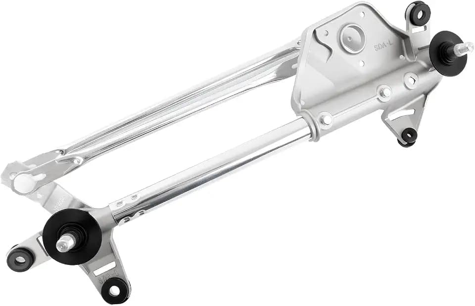 Front Windshield Wiper Linkage Compatible with Honda Accord 2003-2007 Sedan 2.4L 3.0L, Wiper Linkage Assembly Replaces 76530SDAA01, 621-54365