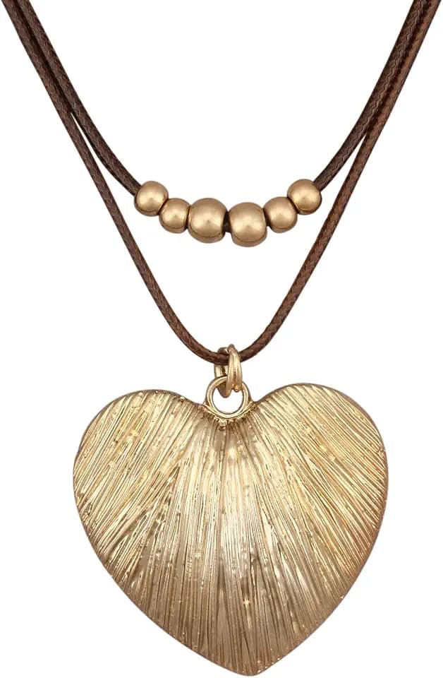 Boho Necklaces for Women Chunky Circle Necklace Bohemian Necklaces