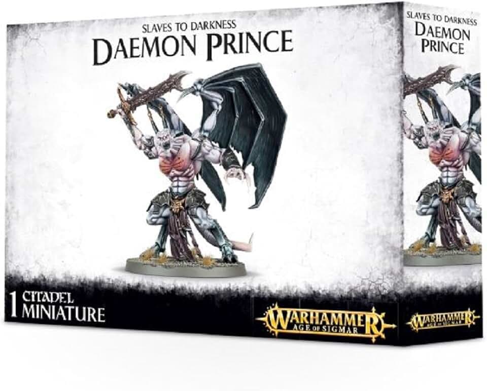 Games Workshop 99120201055 Dämonenprinz, Miniaturfigur mit Basis