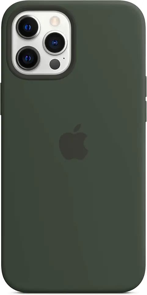 Apple iPhone 12 Pro Max Silicone Case with MagSafe - Cypress Green