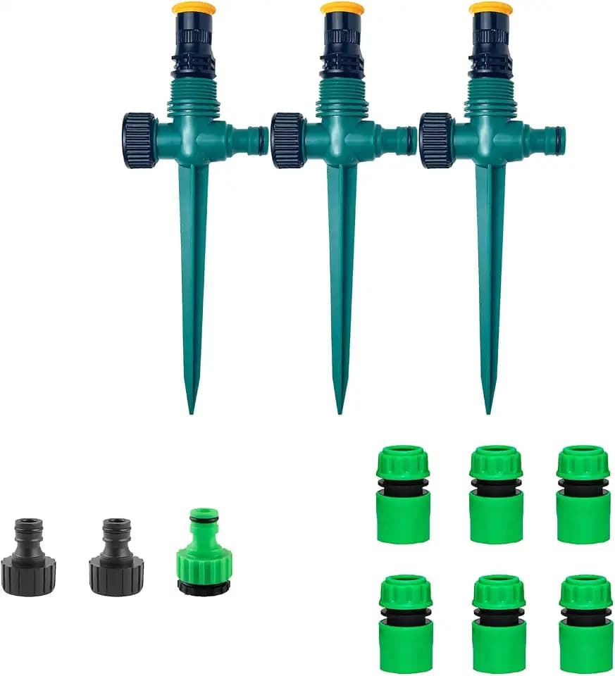 Multifunktion Garten Sprinkler, Rasensprenger,360° Drehbarer Gartensprenger