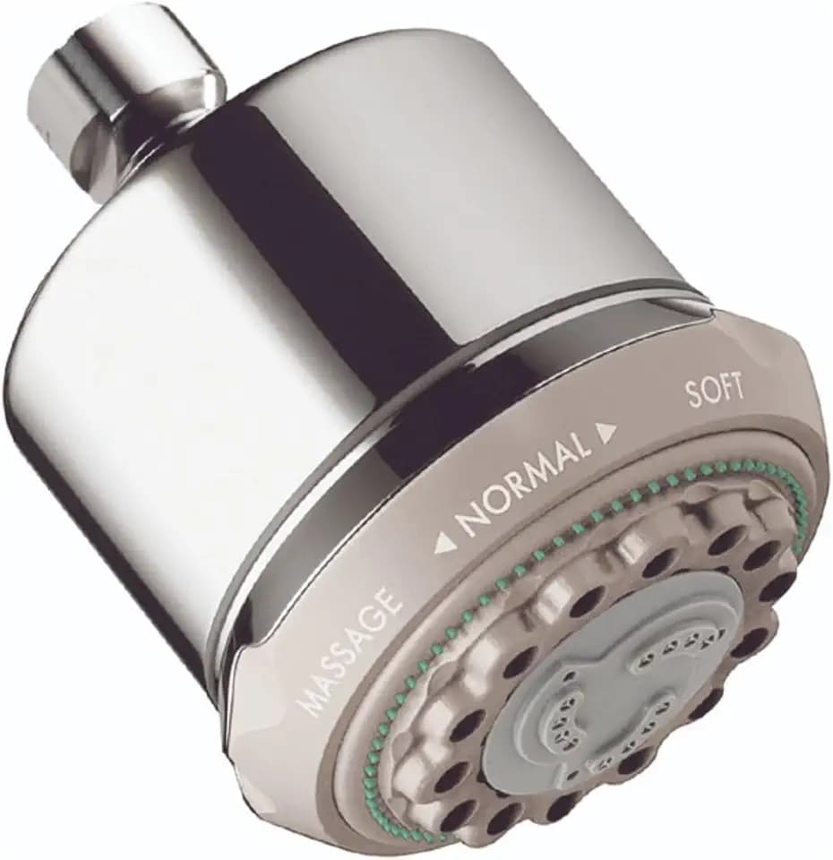 Hansgrohe HG28496001 Clubmaster Showerhead, Chrome, 4.02 x 3.54 x 3.54 inches