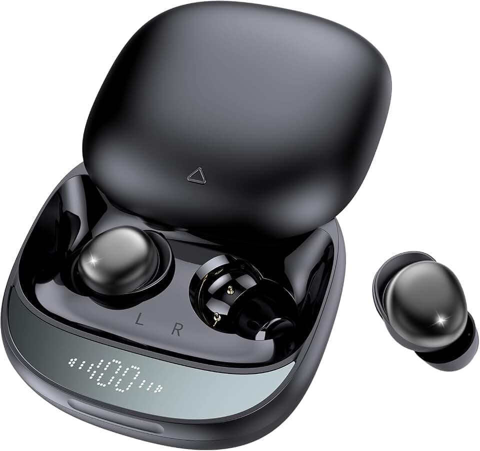 Bluetooth Kopfhörer Kabellos, Schlaf kopfhörer Seitenschläfer mit Schlafüberwachung, Schlafkopfhörer Bluetooth 5.4, 7 EQ Sleep Earbuds 2026, Mini Ohrhörer zum Schlafen 48Std, In Ear Kopfhörer Wecker
