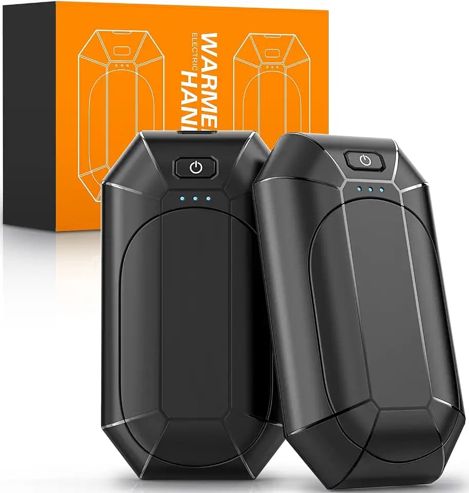 Rechargeable Hand Warmers 2 Pack, UL Certified, 95-131°F 3 Heat Modes, Up to 12 Hours Warmth, Pocket Portable Heater for Hunting Golf Camping, Gifts for Men & Women